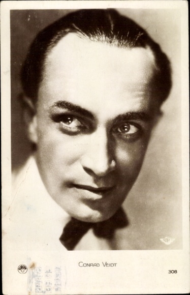 Postcard actor Conrad Veidt, portrait