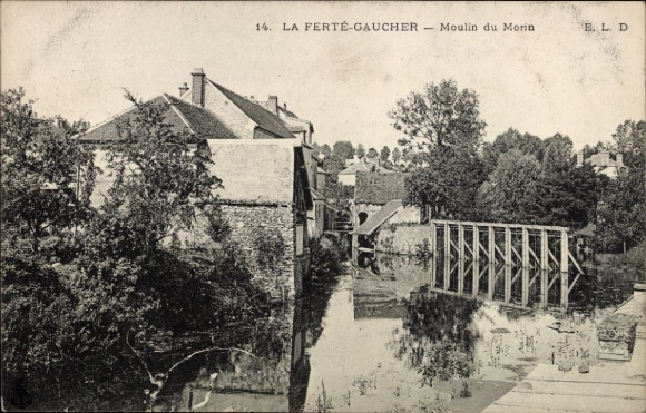 Ak La Ferté Gaucher Seine et Marne, Moulin du Morin 