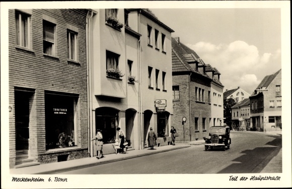 Ak Meckenheim im Rheinland, Teil der Hauptstraße