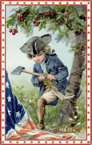 Postcard USA, Presidents Day on February 22