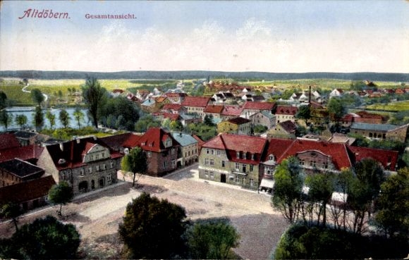 Postcard Altdöbern in Niederlausitz, general view