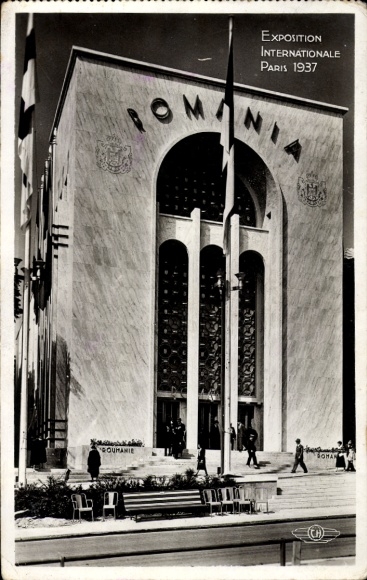 Ak Paris, Exposition Internationale 1937, Pavillon de la Roumanie