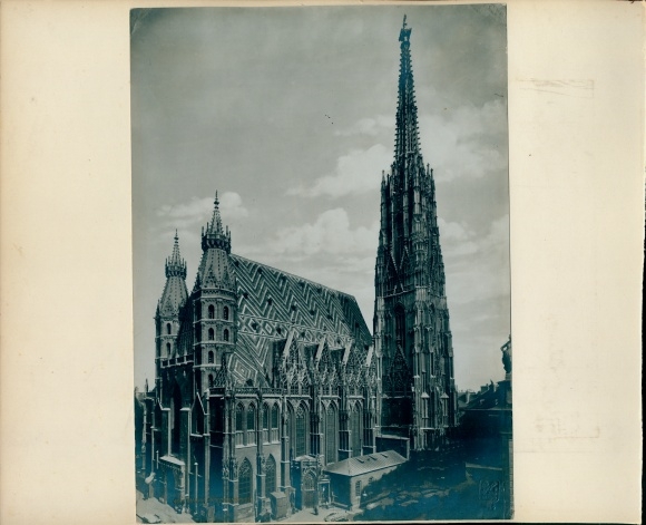 Photo 1904, Vienna, St. Stephen&#39;s Cathedral and Votive Church
