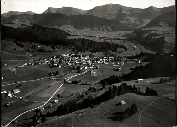 Photo Oberstaufen in the Allgäu, aerial photograph