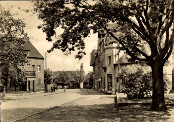 Ansichtkaart Roitzsch Sandersdorf Brehna in de wijk Anhalt Bitterfeld, Poststrasse