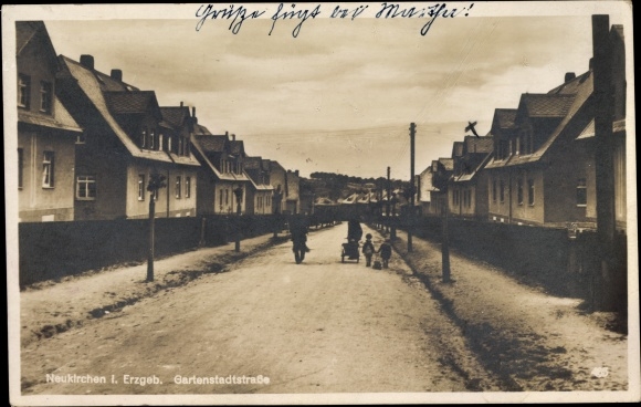 Ak Neukirchen im Erzgebirge, Gartenstadtstraße
