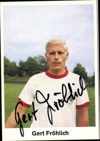Obraz kolekcjonerski piłka nożna 1970/1971, zdjęcie nr 332, Gert Fröhlich, Rot-Weiß Oberhausen