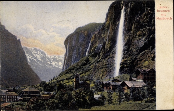 KP Lauterbrunnen Kanton Berno, Staubbach