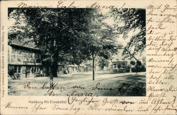 PC Hamburg Eimsbüttel, street section, Heussweg