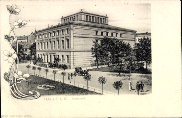 Ak Halle an der Saale, Universität