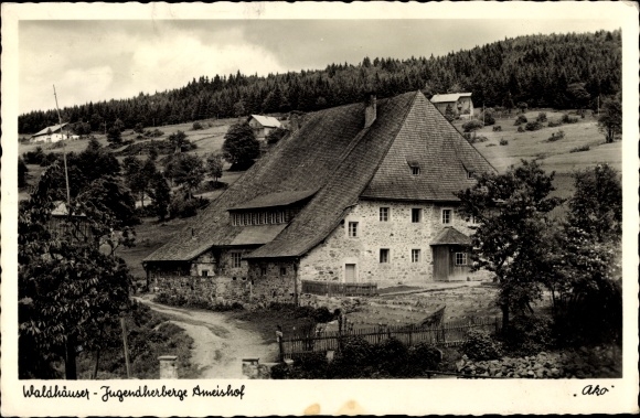 Ak Waldhäuser Neuschönau Neder-Beieren, jeugdherberg Ameishof
