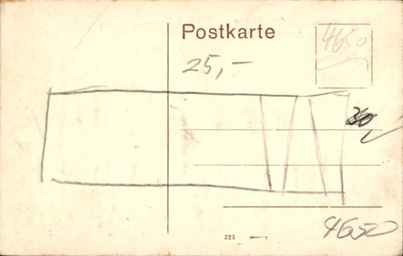 Postcard Gelsenkirchen in the Ruhr area, Diekamp-Straße, Stadtbad