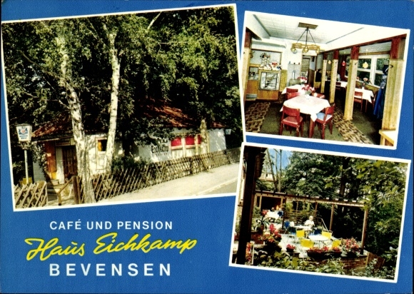 Postcard Bad Bevensen in Lower Saxony, Pension Haus Eichkamp