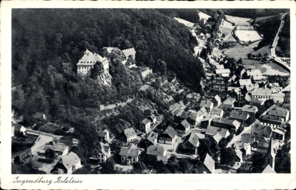 Postcard Bilstein Lennestadt in Sauerland, youth castle