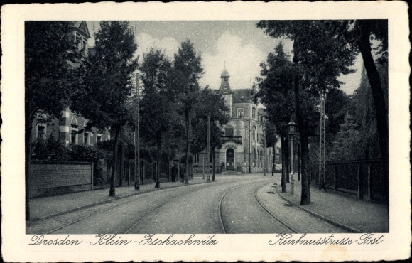 Postcard Dresden Kleinzschachwitz, Kurhausstrasse, Post