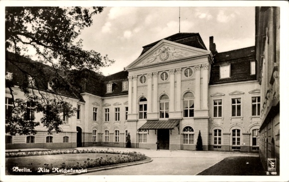 Postcard Berlin Mitte, Old Reich Chancellery