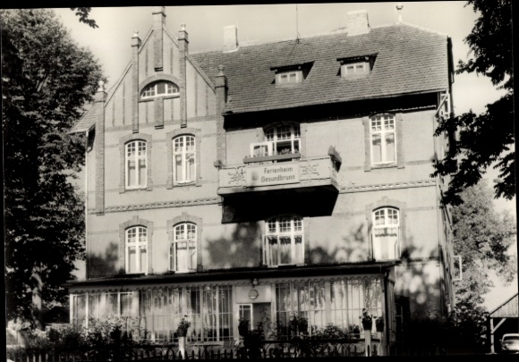 Postcard Plau am See Mecklenburg, FDGB recreation home Gesundbrunn