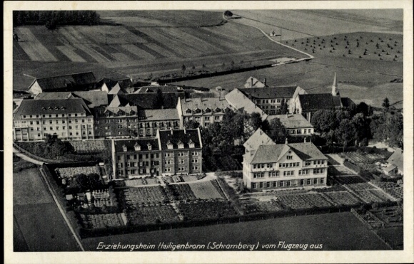 Postcard Heiligenbronn Schramberg in the Black Forest, aerial photograph