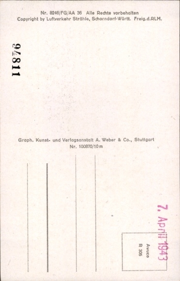Postcard Schmie Maulbronn in Enzkreis, aerial photograph