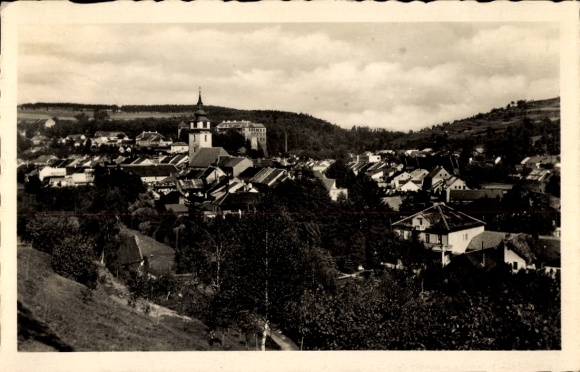Ak Velké Meziříčí Groß Meseritsch Region Hochland, Panorama