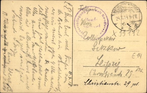 Postcard Neudietendorf Nesse Apfelstädt Thuringia, nurses&#39; house, post office, castle same, wax castle