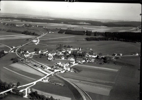 Foto Hohennagold Nagold im Schwarzwald, Fliegeraufnahme