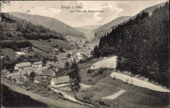 KP Zorge Walkenried w Harz, Staufenberg, panorama