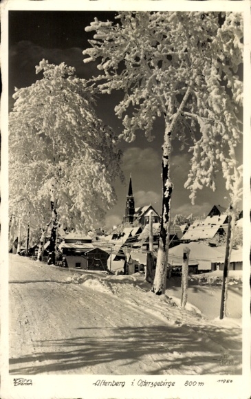 Ak Altenberg Odenthal Bergisches Land, Abtei Altenberg, Altenberger Dom, Schneebedeckte Landschaf