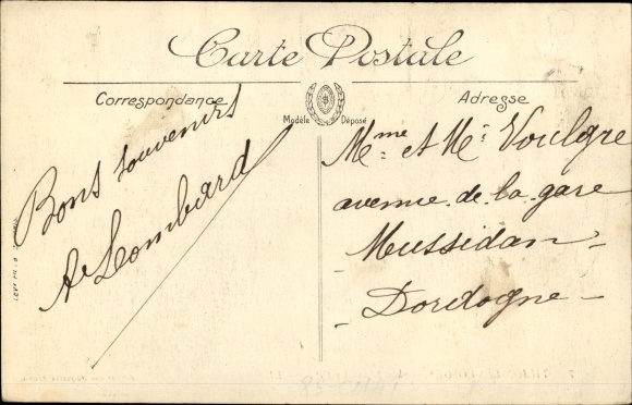 Postcard Thaon les Vosges Lothringen Vosges, The New Cities, Bahnschienen