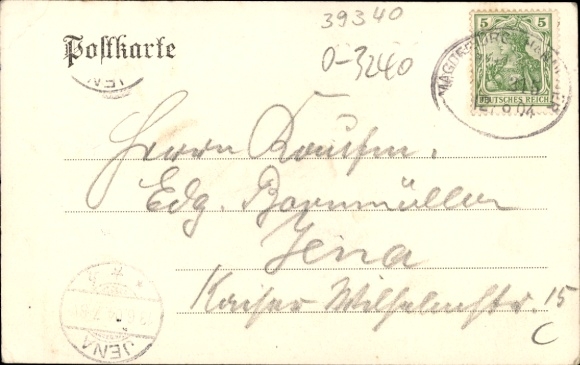 Postcard Neuhaldensleben Haldensleben Börde, Stendaler Tor, Ratsmühle