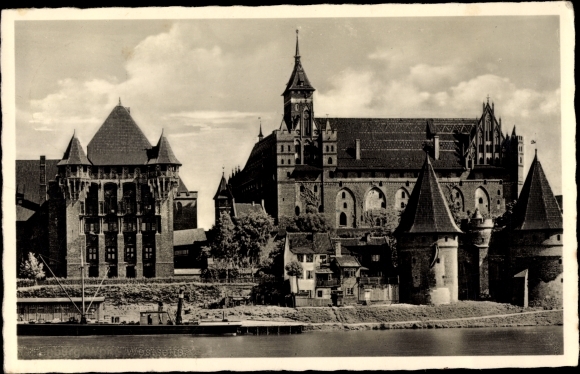 PC Malbork Marienburg West Prussia, west side, Nogatpartie