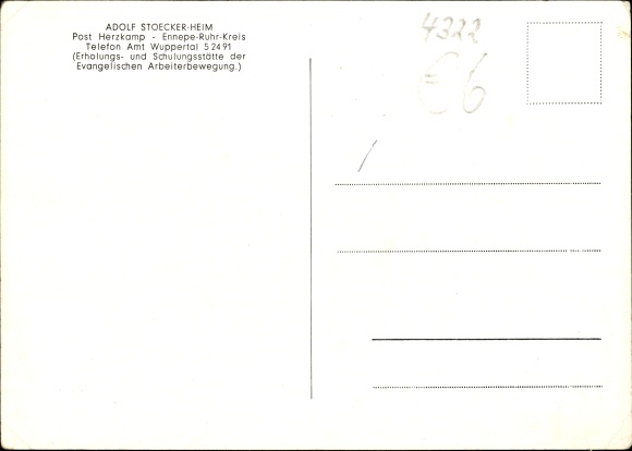 PC Herzkamp Gennebreck Sprockhövel, Adolf Stoecker Heim
