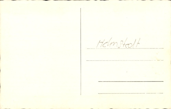 Ak Helmstedt in Nedersaksen, zonegrens, Alto Universiteit, Hausmannsturm, commercieel gebouw Buchta