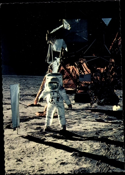 Ak 21 juli 1969, landing op de maan, Edwin Aldrin