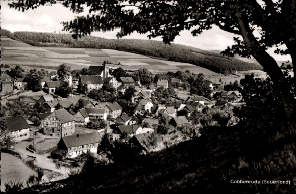 Postcard Cobbenrode Eslohe Sauerland, general view