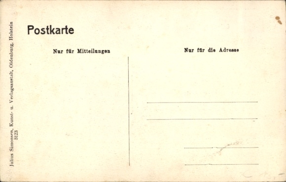 Postcard Oldenburg in Holstein, Schuhstraße