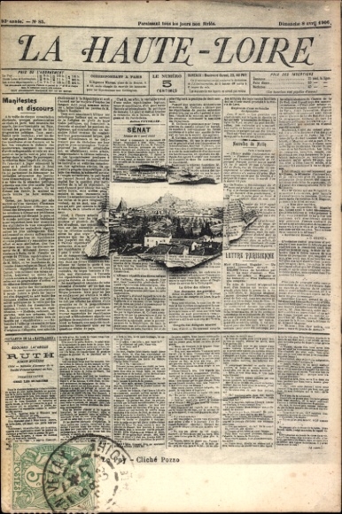 Newspaper PC Le Puy en Velay Haute Loire, general view