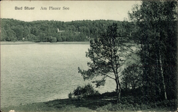 Postcard Stuer in Mecklenburg, Plauer See