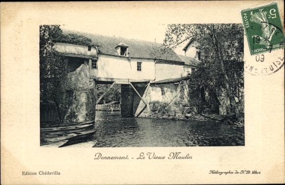 Postcard Dennemont Yvelines, Le Vieux Moulin