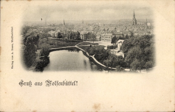 Ak Wolfenbüttel in Niedersachsen, Panorama