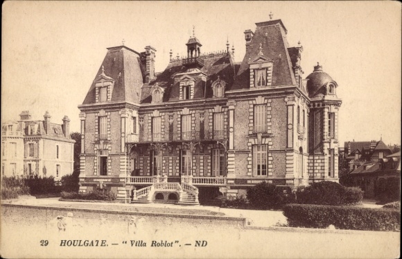 Ak Houlgate Calvados, Villa Roblot, beeindruckendes Gebäude