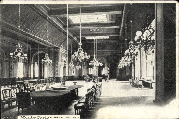 KP Monte Carlo Monaco, ogólnie Salle de Jeu, ruletka