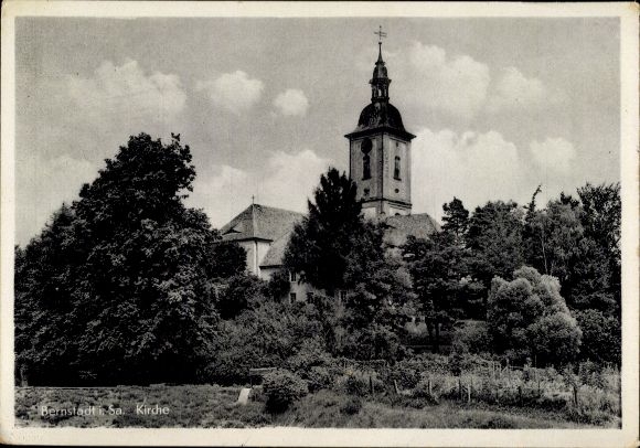 Ak Bernstadt auf dem Eigen Sachsen, Kirche