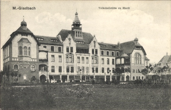 Postcard Hardt Mönchengladbach on the Lower Rhine, public sanatorium