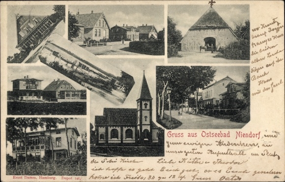 Ak Ostseebad Niendorf Timmendorfer Strand, Stadtansichten, Kirche