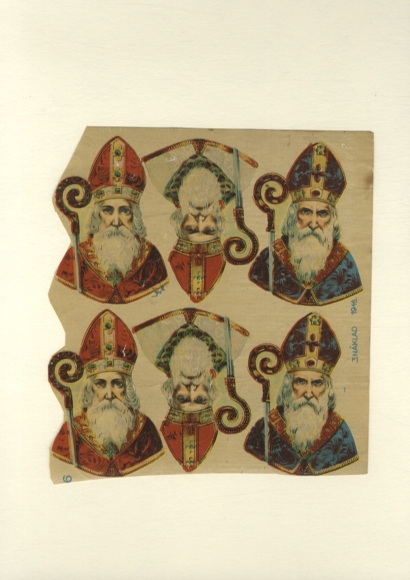 Wafer / glossy image St. Nicholas, 17 x 17 cm