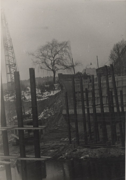 Original Foto Berlin Moabit, Wiederaufbau d. zerstörten Friedrich v. Moltke-Brücke, 1945/46