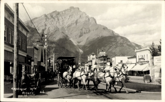 KP Banff Alberta Kanada, powóz, Góry Kaskadowe
