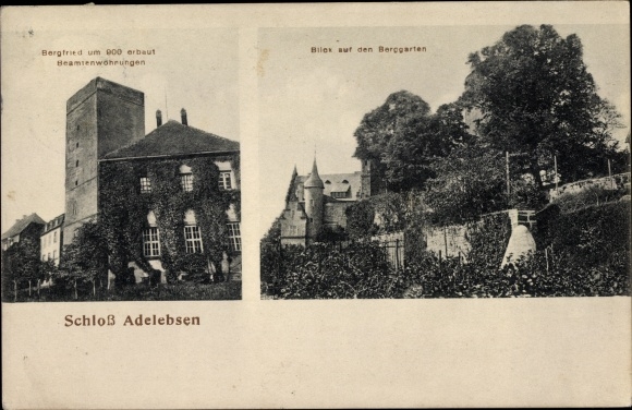 KP Adelebsen am Solling, zamek, twierdza, Berggarten