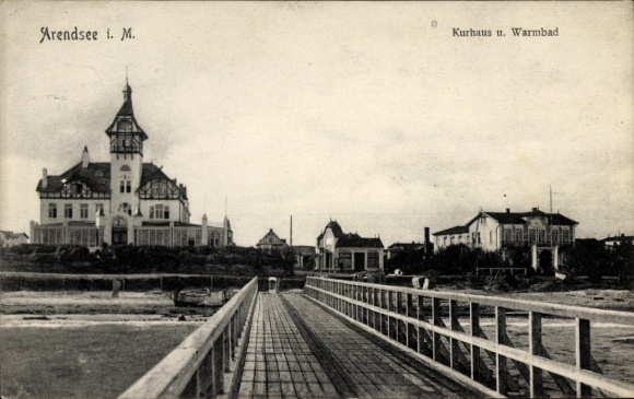 Ak Arendsee in der Altmark, Kurhaus, Warmbad